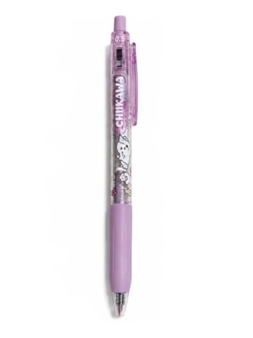 Chiikawa Sanrio Kawaii Purple Retractable Gel Pen - Chiikawa Gel Pen Design